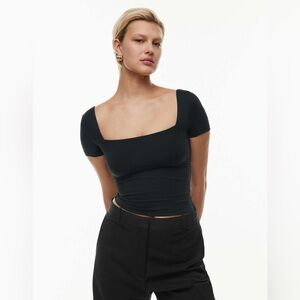 Aritzia Original Contour New Squareneck T-Shirt Size L